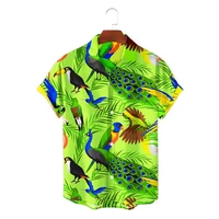 mens clothing 2022 3d printed shirts men short sleeve hawaiian shirt for men street fashion beach shirt loose casual tops 5xl