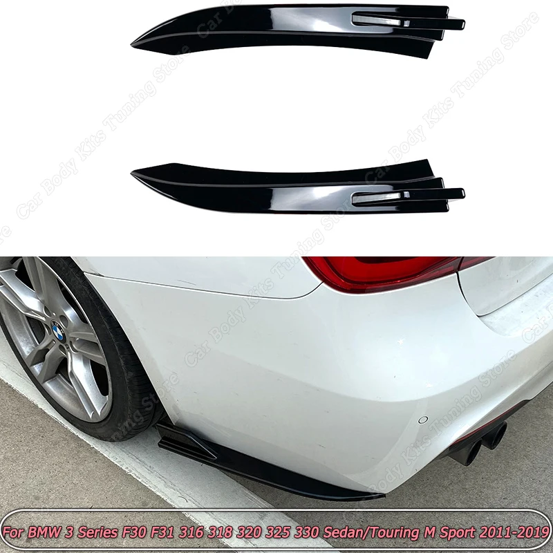 

For BMW 3 Series F30 F31 316 318 320 325 330 Sedan/Touring M Sport 2011-2019 Car Bumper Spoiler Rear Lip Anti-collision Body Kit