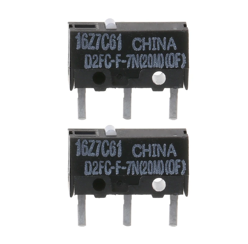 

2Pcs/10Pcs Mice Microswitch Original Mouse Micro Switch D2FC-F-7N OF 20M 0.74N