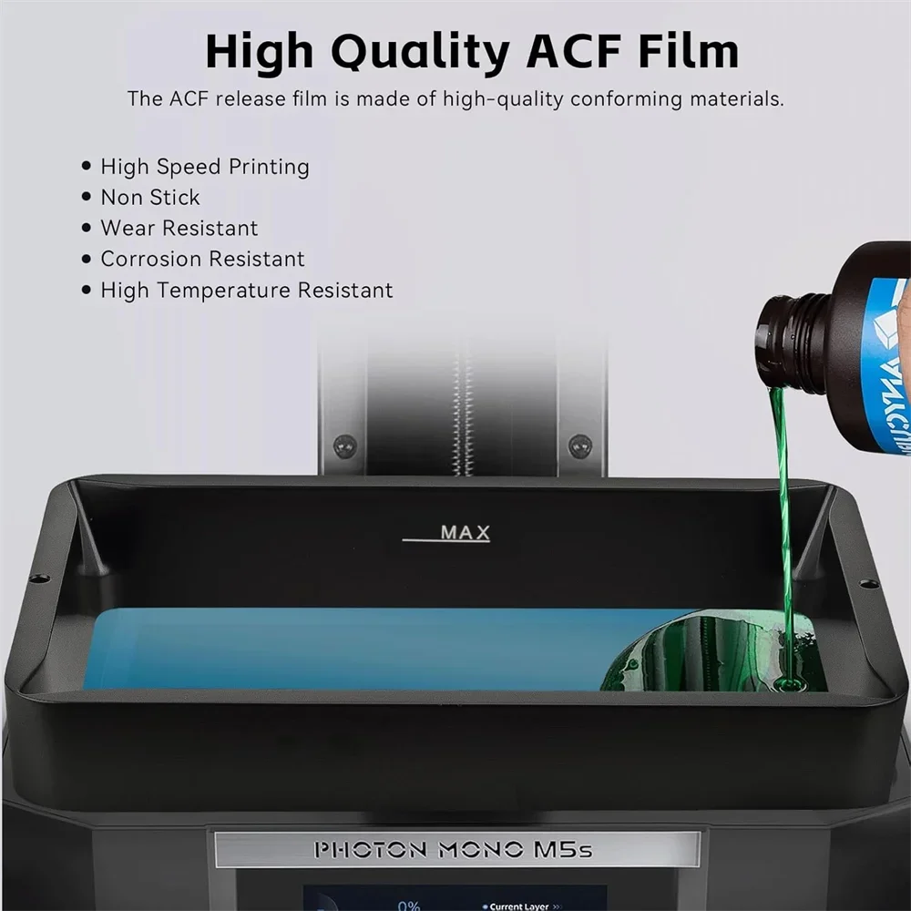3 шт. Высокоскоростная ACF Отделительная Пленка для ANYCUBIC Photon Mono M7 MAX - Аксессуары для LCD 3D принтеров Смола (art.: 3920cc40aa7bb) - 3920cc40aa7bb