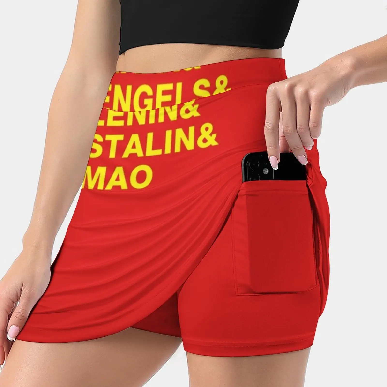

Женская Спортивная юбка с карманами, модная юбка в стиле коммунистов, для тенниса, гольфа, бега