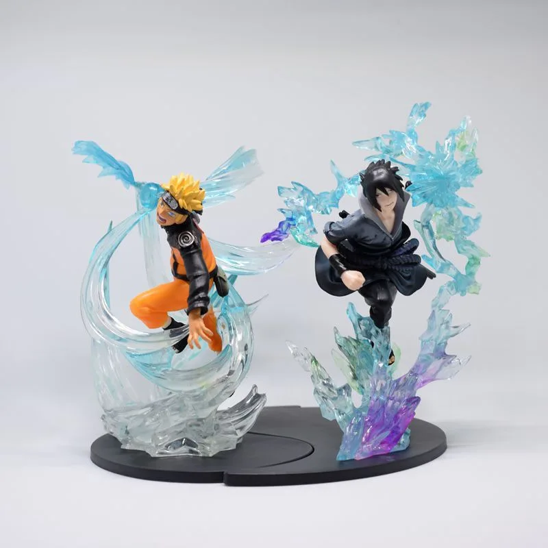 

Аниме фигурки Наруто Узумаки, Uchiha Sasuke rasмама, ПВХ игрушки 17 см, модель Shippuden, фигурки, экшн-фигурки, подарок на Рождество, Наруто