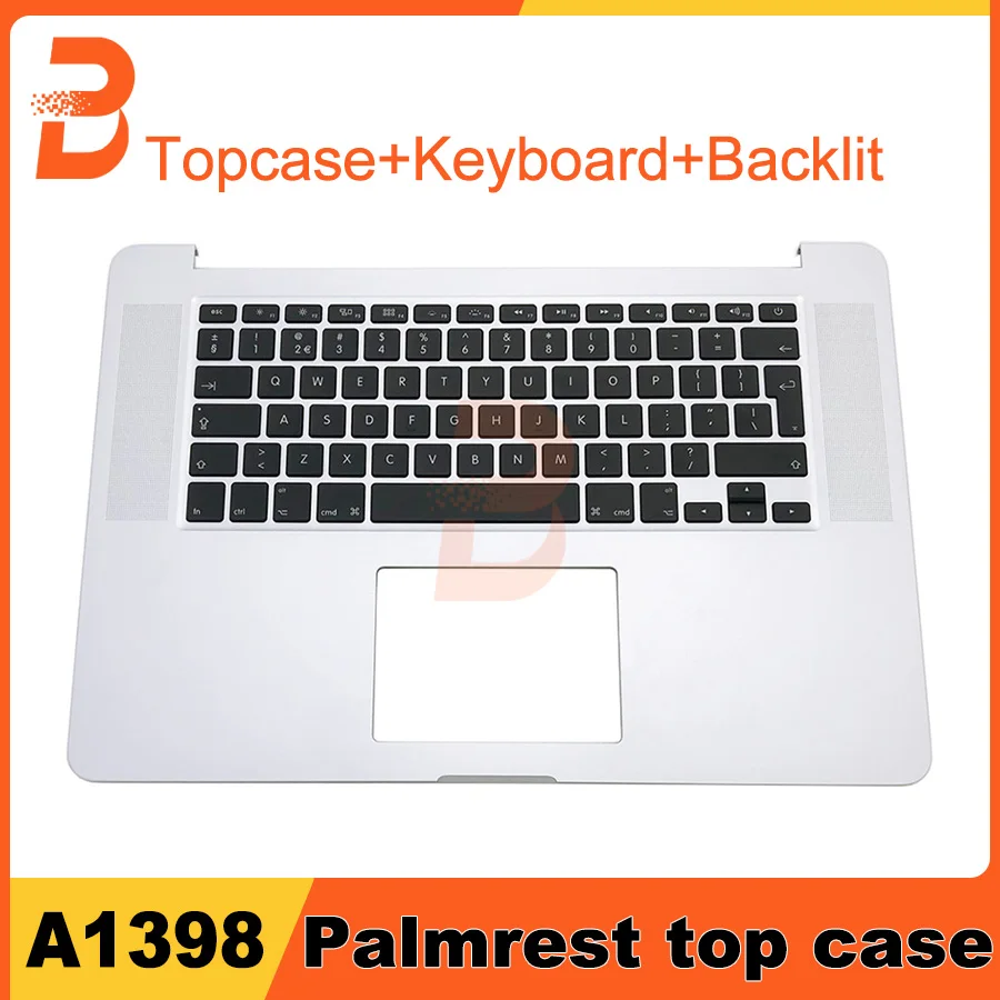 Оригинальный чехол Palmrest с английской клавиатурой и подсветкой для Macbook Pro 15