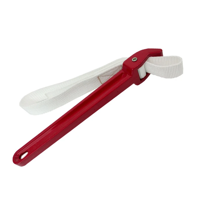 

Multi-Purpose Strap Wrench 12 Inch Nylon Strap Wrench, 40-200mm Capacity, Aluminum Handle Wrench Disassembly Tool