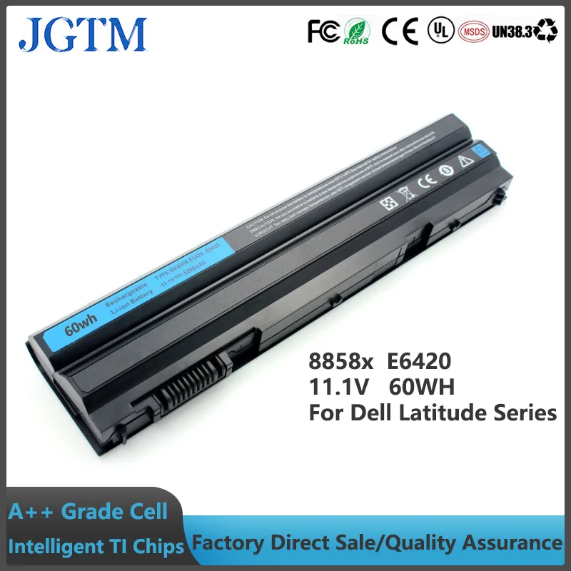 

Аккумулятор JGTM 11,1 В 60 Втч для ноутбука Dell Latitude E5420 E5430 E6120 E5520 M5Y0X E5530 E6420 E6420 E6430 E6520 8858x3560 T54F3