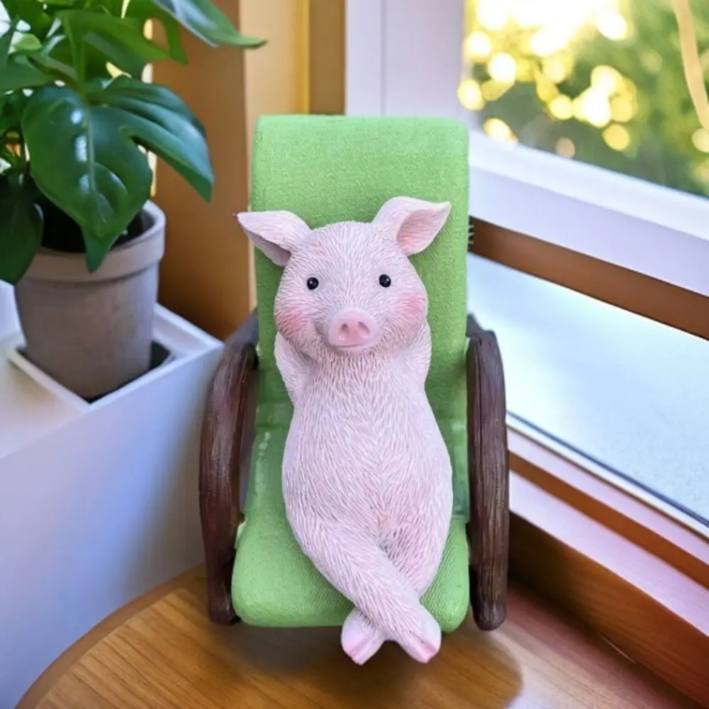 Кресло-качалка украшения в виде кролика животных садовые аксессуары уличная