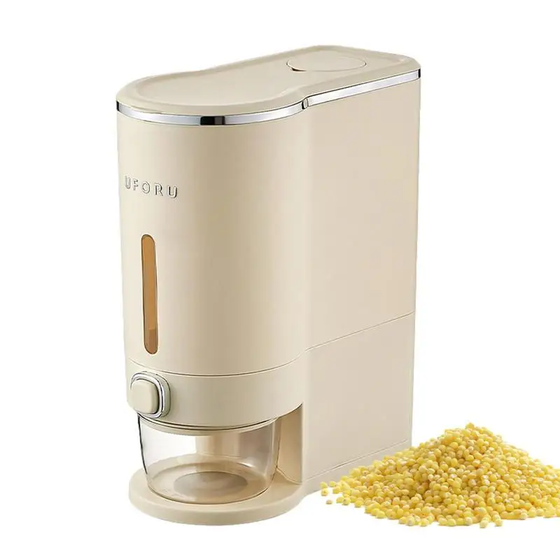 

Leakproof Rice Containers Dry Food Dispenser Rice Bucket Rice Storage Box Sealed Grain Food Storage Box Rice Bucket For