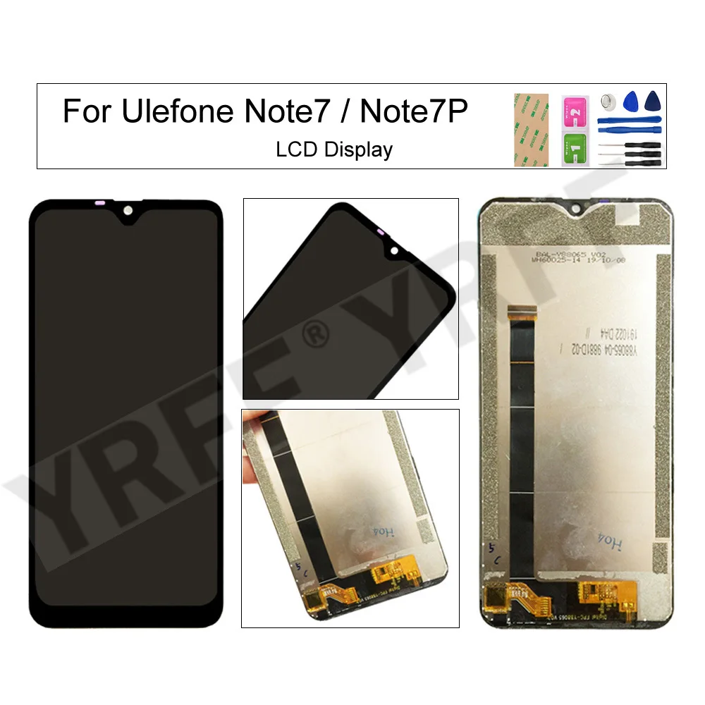 

Original LCD Screens For Ulefone Note 7/7P LCD Display+Touch Screen Digitizer Mobile Phone Glass Panel Repair Parts Replacement