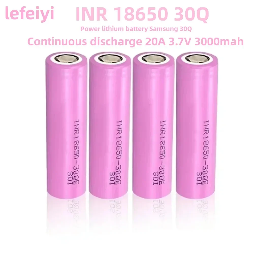 100% Высокое качество INR 18650 30Q 3 7 V 2000/3000mAh перезаряжаемая литиевая батарея 9