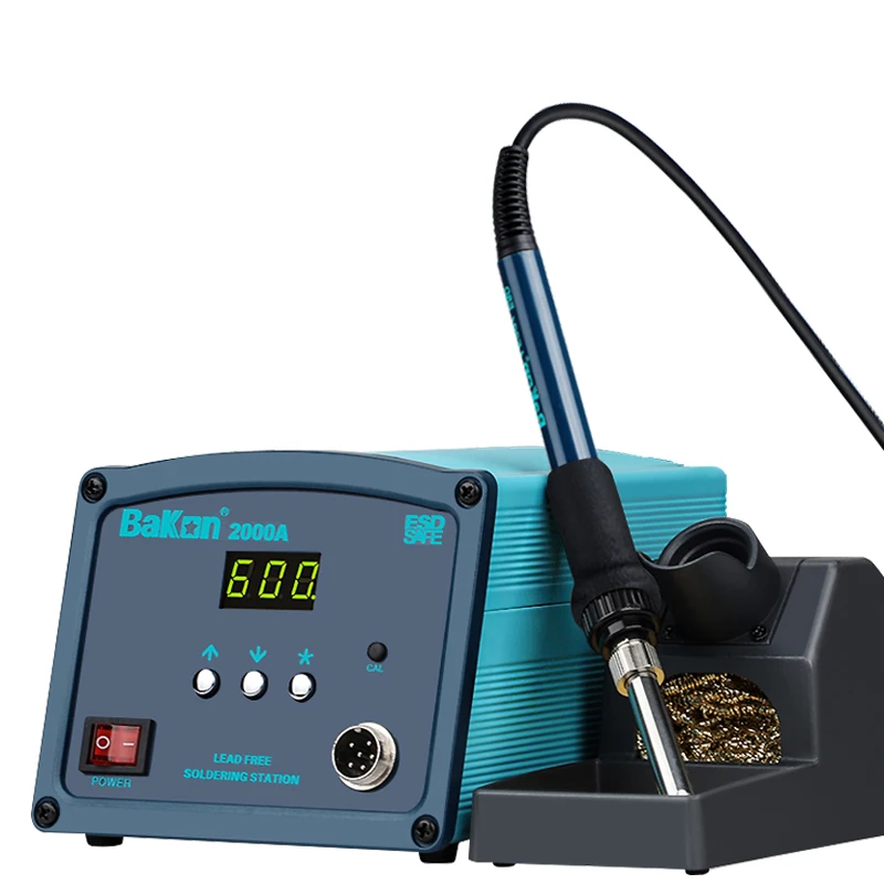 

90W high-power high-frequency soldering station BK2000A electric soldering iron temperature adjustable maintenance welding tool