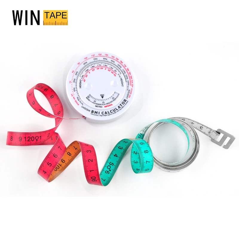 Wintape Multifunctional Bmi Tape Measure for Fitness and Weight Loss with Healthy Index Ruler to Waist Circumference Bust Hip