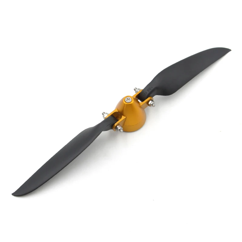 Folding Propeller 8X6 9X6 10X8 11X6inch Foldable Propeller Aluminum alloy Spinner 3.0 3.17 4.0mm Motor Mount Hole for RC Glider