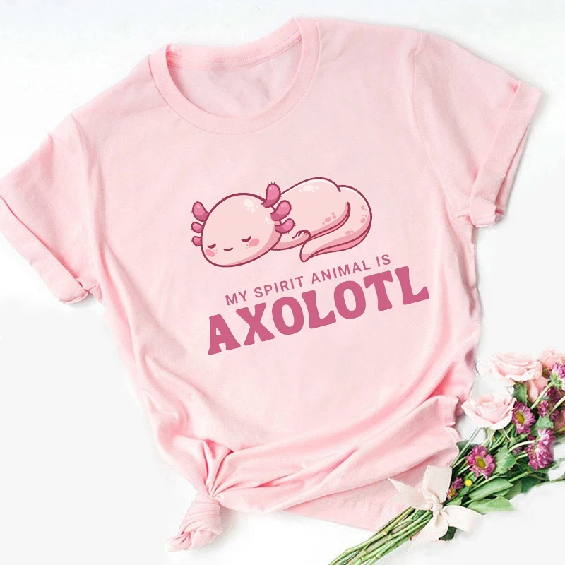 Футболка женская летняя с коротким рукавом и графическим принтом в виде животных