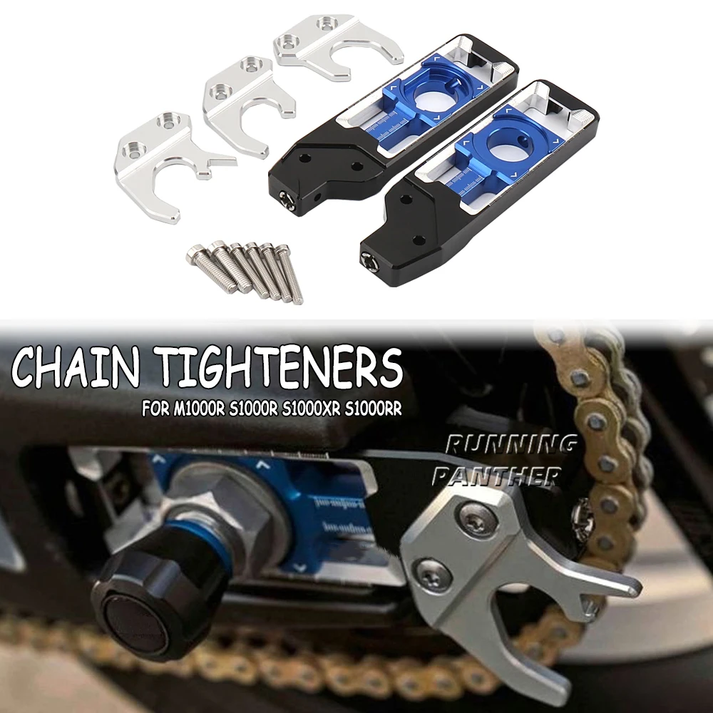 Новый мотоцикл с ЧПУ блоки осей заднего колеса регуляторы цепи натяжители для BMW