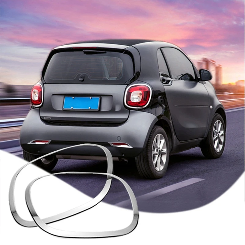 

Автомобильный задний фонарь декоративная рамка Модификация аксессуары задняя фара защитный чехол для Mercedes Smart Fortwo 453