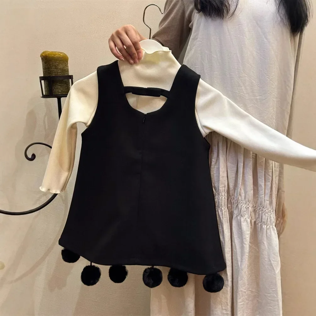 Одинаковая одежда для мамы и дочки зимнее рождественское теплое платье без