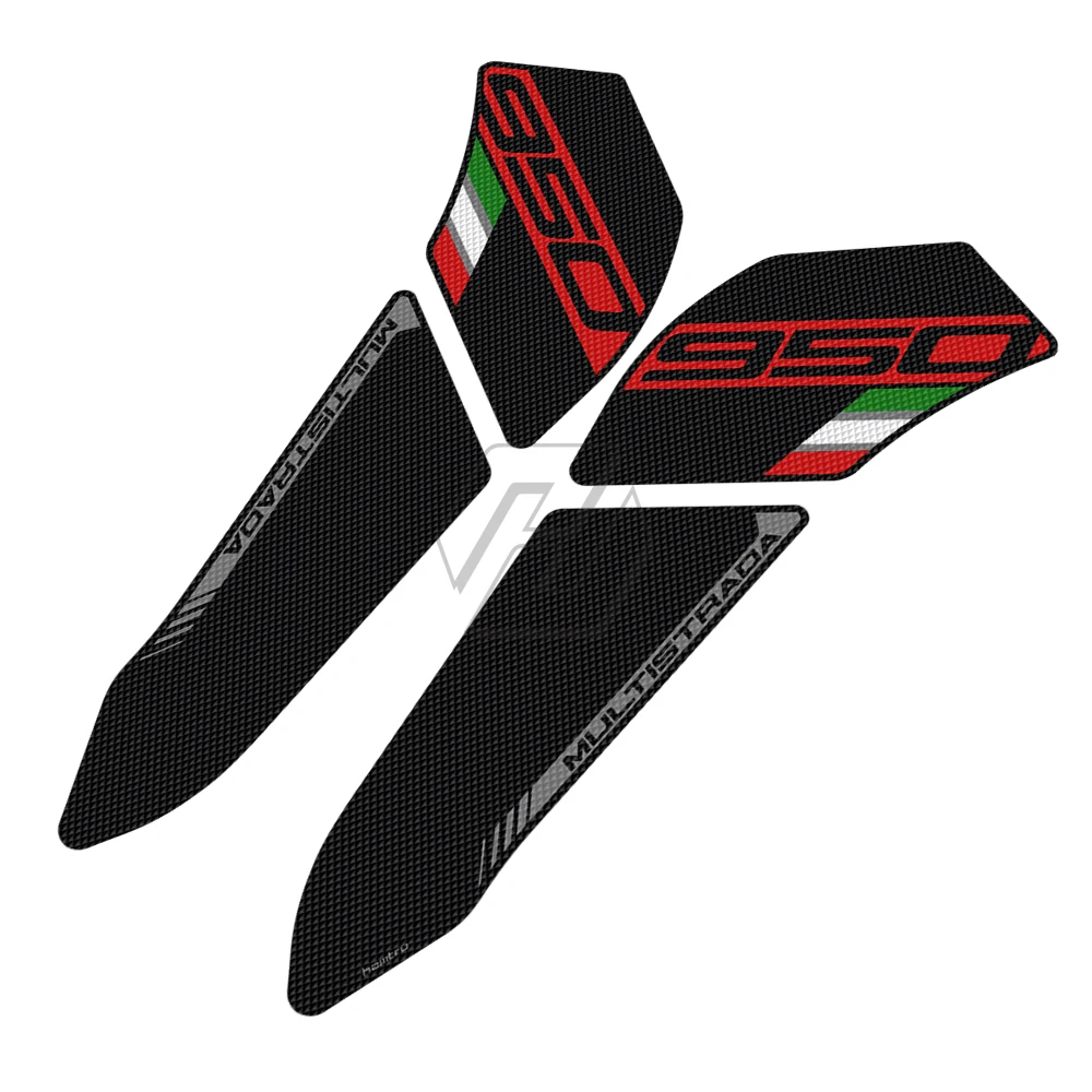 Противоскользящая боковая накладка на бак для Ducati Multistrada 950 950S 2019 2020 2021 мотоциклетные защитные наклейки коленный захват