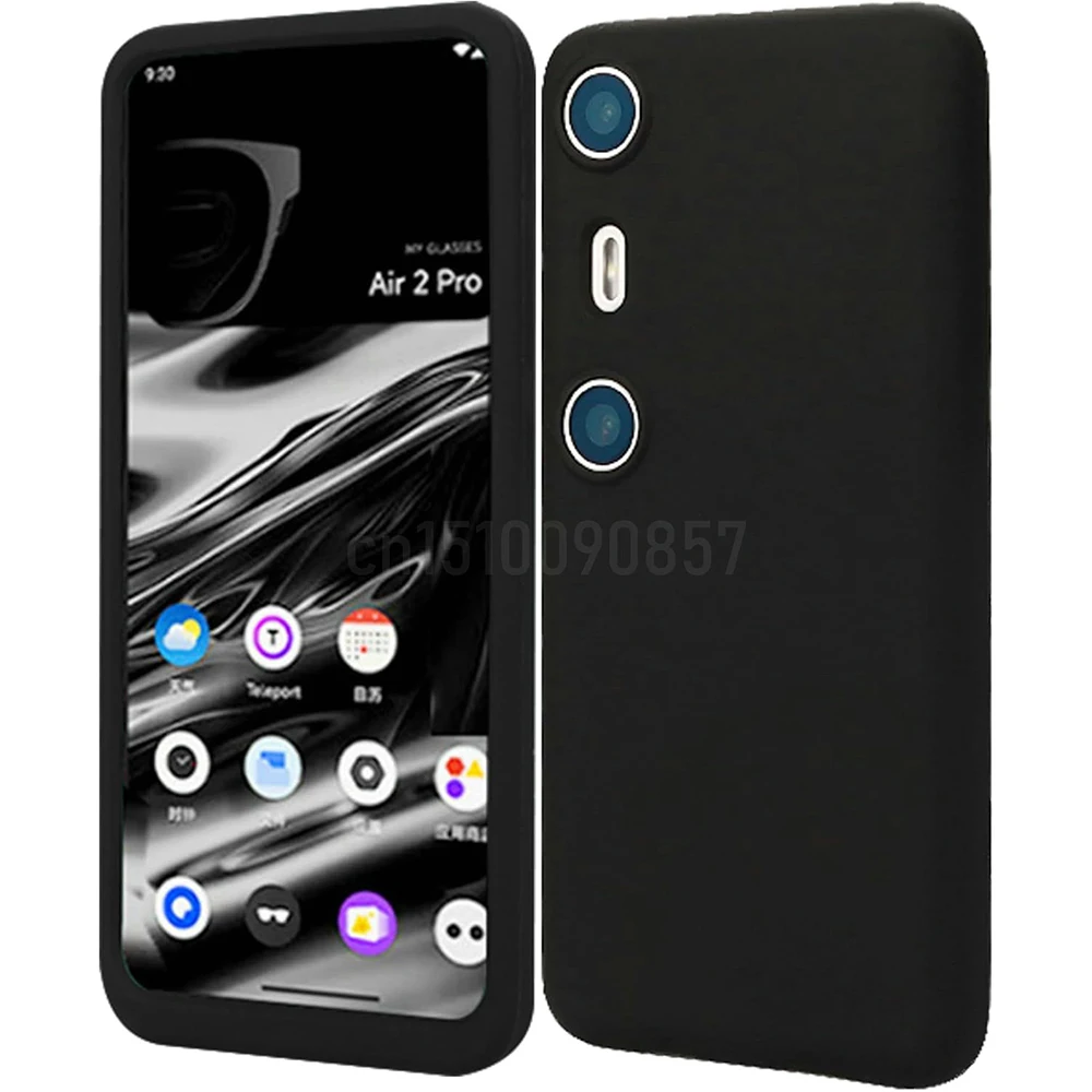 Стекло 2 в 1 с полным покрытием телефона для Xreal Beam Pro силиконовый чехол защита