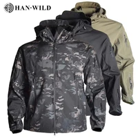 hunting jacket waterproof men clothing hiking windbreaker fleece coat camouflage combat clothes army military jackets camping