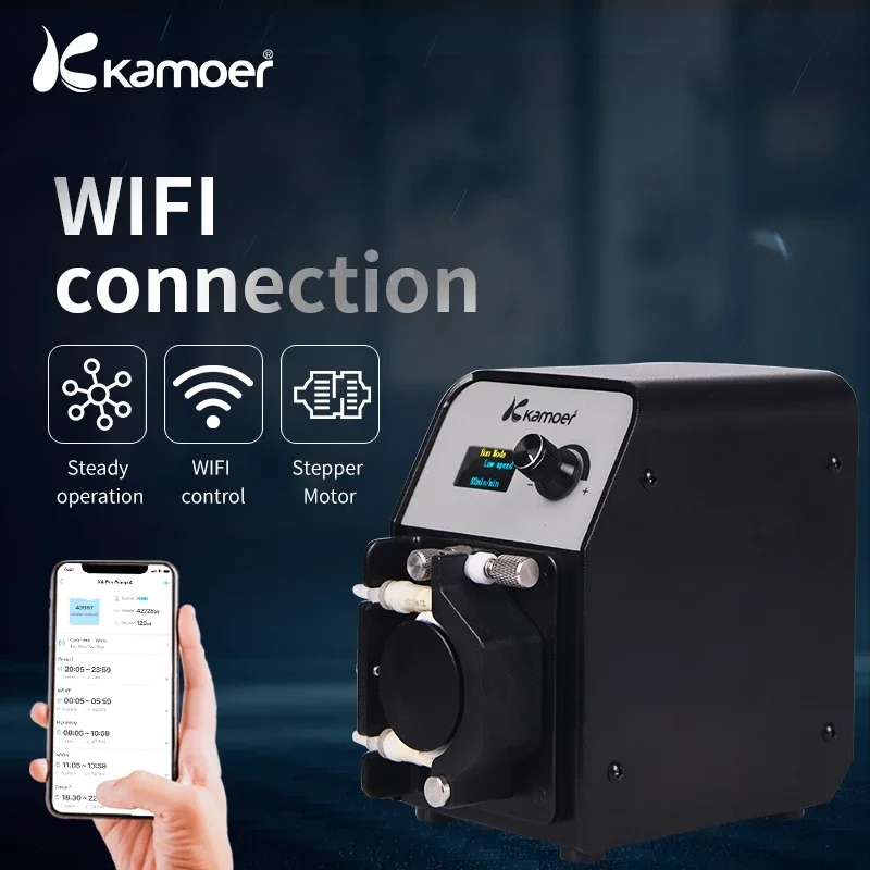 

Перистальтический непрерывный дефлекторный Насос Kamoer FX-STP WIFI, циркуляционный насос для аквариума, кальциевого реактора