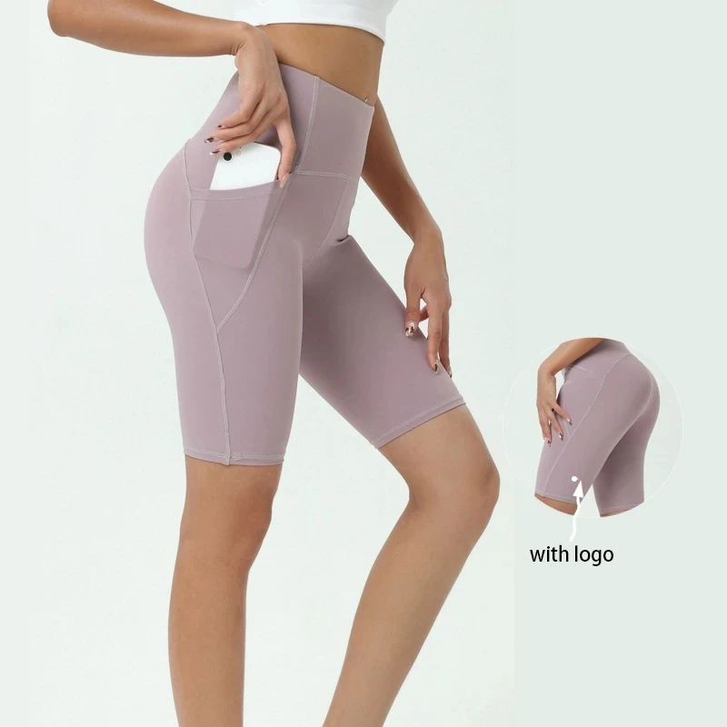 

A с логотипом летние женские велосипедные шорты для йоги с высокой талией спортивные Леггинсы пуш-ап штаны для спортзала брюки для фитнеса т...