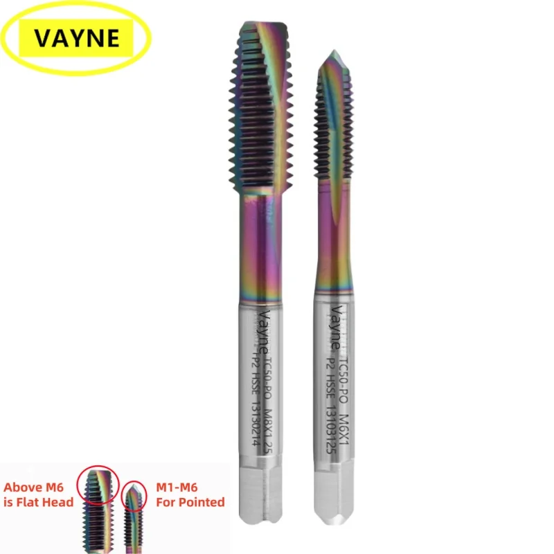 1 шт. HSSE-M35 JIS спиральный остроконечный метчик M1 M1.4 M1.5 M1.6M2M2.5M3M4M5M6M7M8M9M10M11M12M14M16M18M20M22 M24