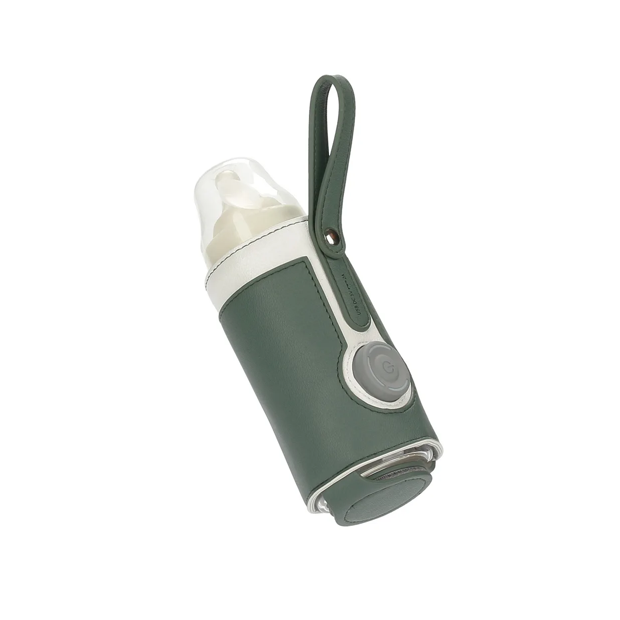 JY Warmer Bag Warm Milk Wrap Leather Three Shift Adjustable Heating Milk Bottle Bag Car Portable Thermostatic Heat Cup Cover 027 enlarge