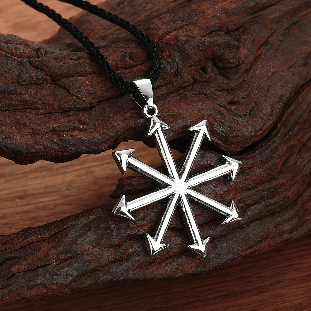 Odin's Spear Gungnir Knife Pendant Arrowhead Symbol Viking Of Norse Wolf Necklace For Men |