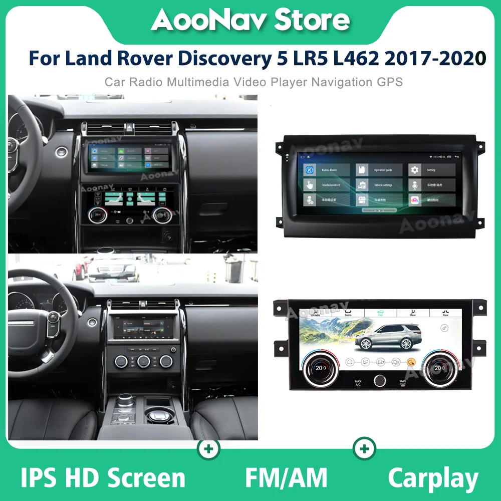 

Автомобильный GPS-навигатор, Android 10, 128 ГБ, для Land Rover Discovery 5 LR5 L462 2017-2020, беспроводной, Carplay, Wi-Fi, стерео, радио, головное устройство