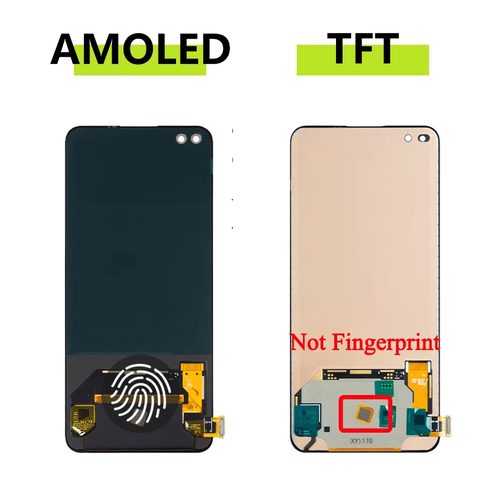 AMOELD для OnePlus Nord ЖК-дисплей с сенсорным экраном 1 + AC2001 AC2003 замена ЖК-дигитайзера в