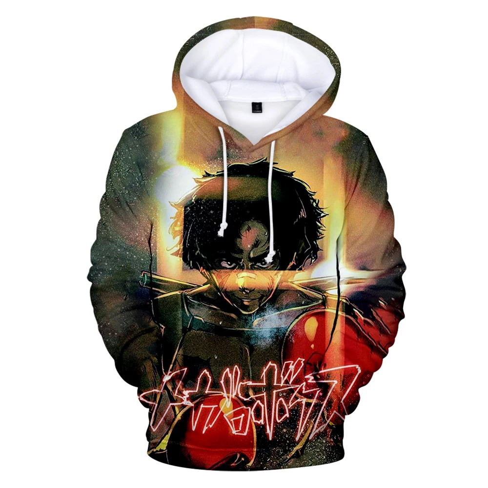 

Megalo Box Anime Hoodie Unisex Long Sleeve Pullover Sweatshirt Women Men's Hoodies Harajuku Streetwear 90s Youthful Tops