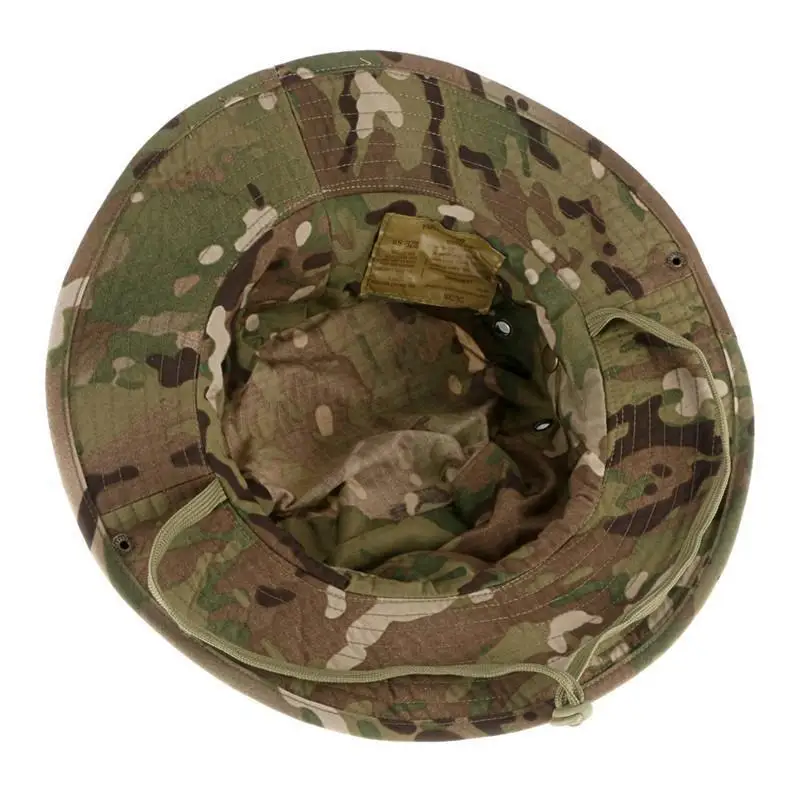 Camouflage Military Boonie Hat Tactical Ripstop Combat Caps Wide Brim Bucket Hat enlarge