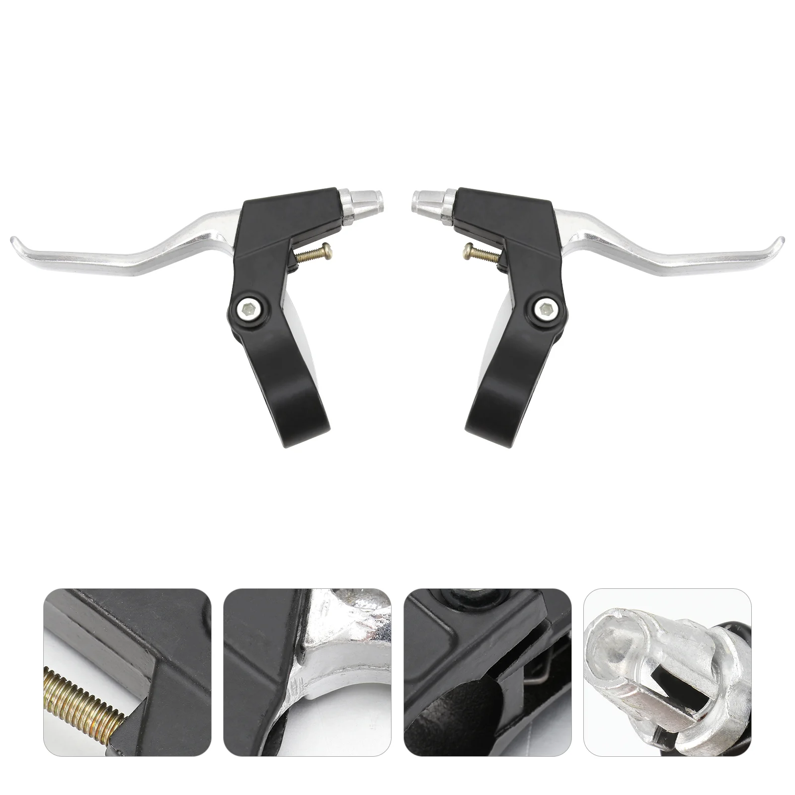 

1 Pair Brake Handle Brake Lever Aluminum Alloy Bike Brake Levers Brake Handle Replacement for Mountain Bike Road Bike