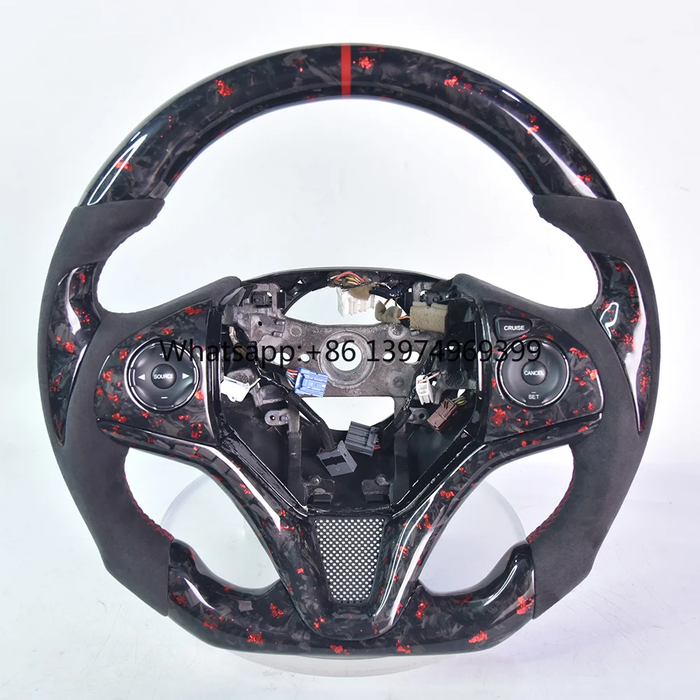 Фото Руль из карбона и персикового дерева для Honda Accord, Civic, Odyssey, Elysion, Binzhi, Fit, Fengfan, URV, Jade, CRV в наличии №1