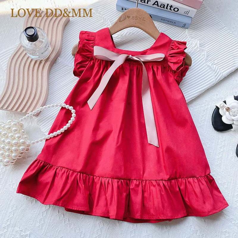 Платья принцессы LOVE DD &amp MM для девочек лето 2022 детское милое летающее платье с