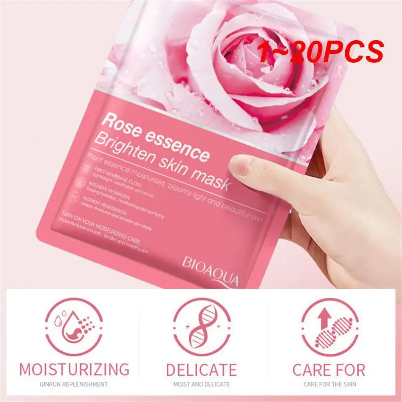 

1~20PCS Natural Plant Facial Mask Moisturizing Oil Control Anti-Aging Fruit Aloe Korean Sheet Face Mask Beauty Skin Care
