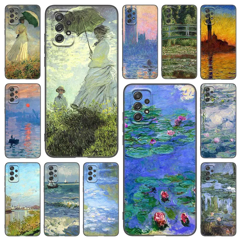 Чехол для телефона с классическим художественным рисунком для Samsung Galaxy A21 A30 A50 A52 S A13 A22 A23 A32 A33 A53 A73 Φ A12 A31 A51 A70 A71 A72