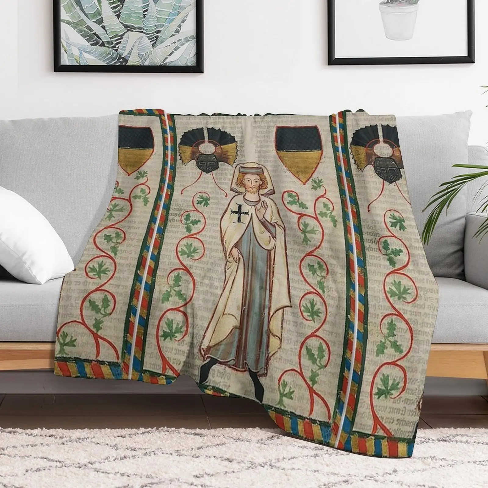 Легендарное таннинское одеяло Teutonic Knight покрывало для декоративного дивана