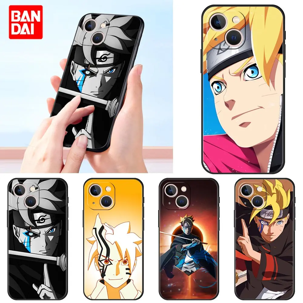 

Naruto Boruto Manga Case for iPhone 13 12 11 Pro Max X XS SE 6 7 8 6s Plus XR Back Silicone Cover Full Black Style Fashion Cell