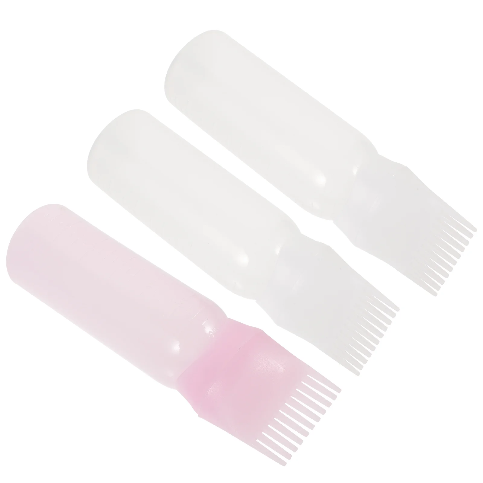 

Root Comb Applicator Bottle, 3Pcs 4oz Hair Dye Squeeze Applicator Bottles with Graduated Scale for Salon Hair Coloring Dyeing
