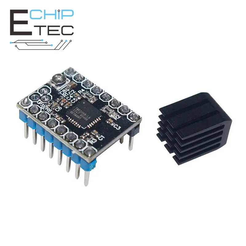 

1PCS 3D Printer Parts Stepstick TMC2208 Stepper Motor Driver Super Silent with Heat Sinks Replace TMC2100