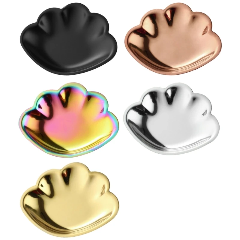 Блюдо для хранения ювелирных изделий из нержавеющей стали лоток аксессуаров в