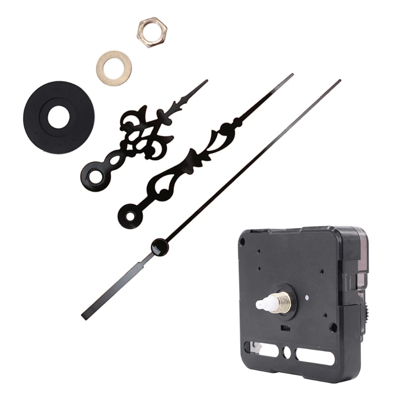 

DIY Silent Large Wall Clock Quartz Movement Mechanism Hands Motor Repair Tool Parts Kit Replacement Set