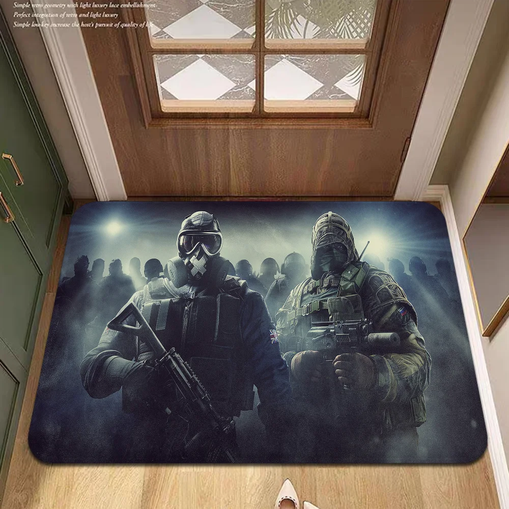 Коврик Rainbow Six Tom C-clancy — Противоскользящий Мягкий Домашний Дверной Современный