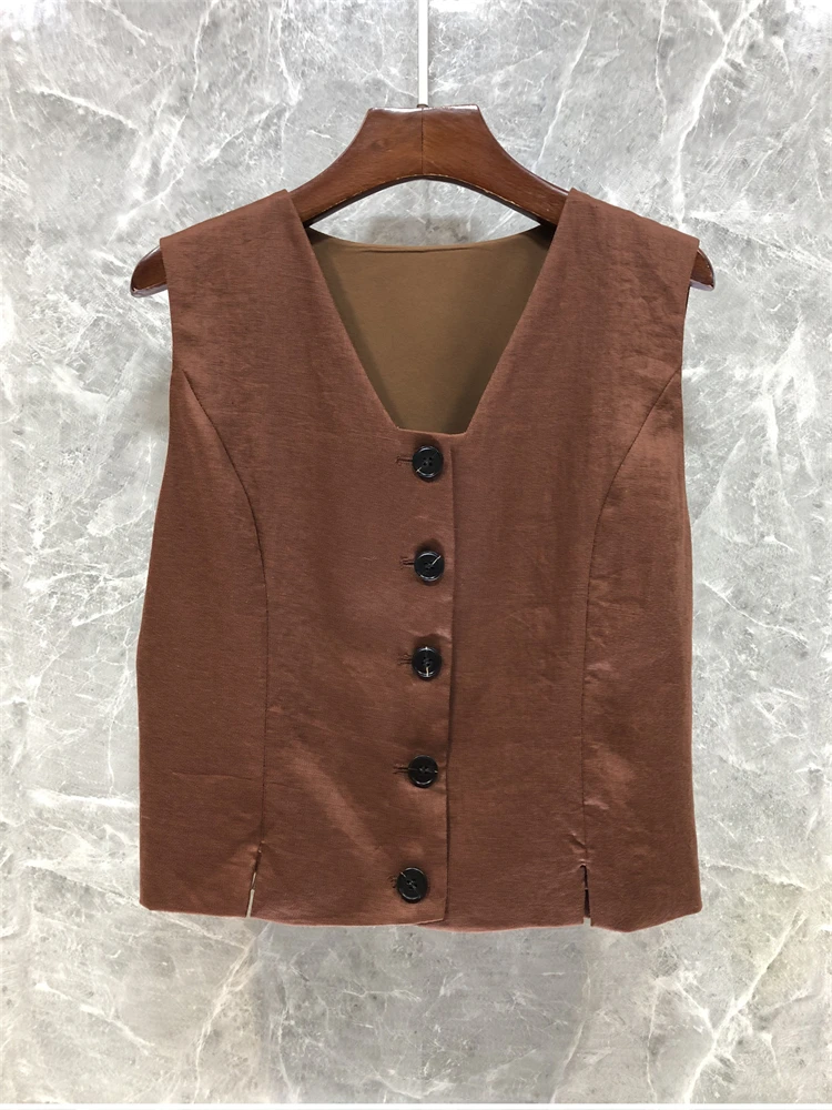 2 прозрачных скидки 20% короткий костюм жилет юбка женский европейский товар