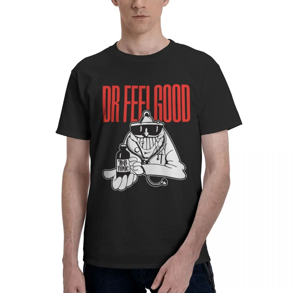DR. Feelgood футболка летние футболки в стиле ретро Y2K 2024 повседневная популярная для