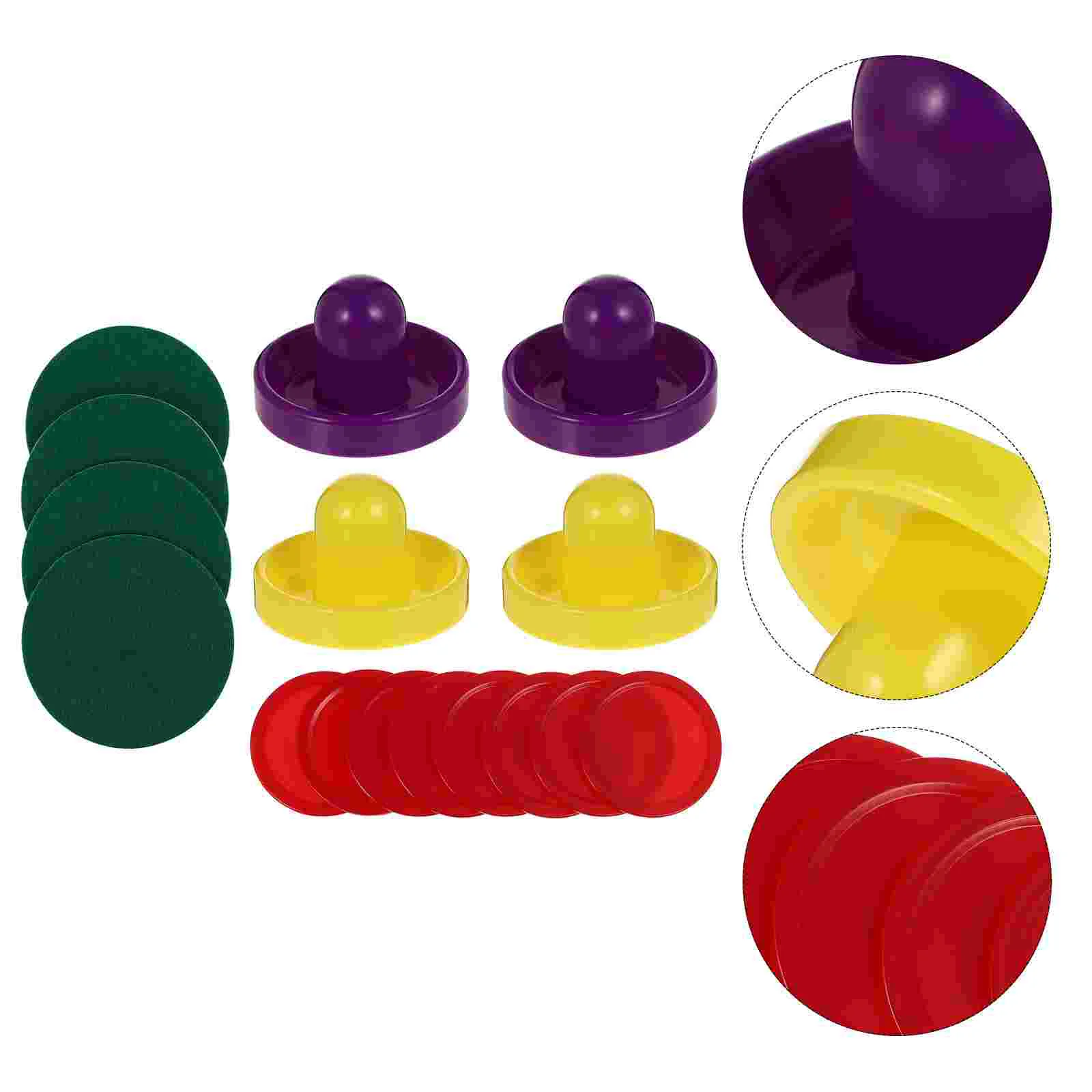 1 комплект детали для воздушной хоккейной игры пластиковые шайбы воздушные