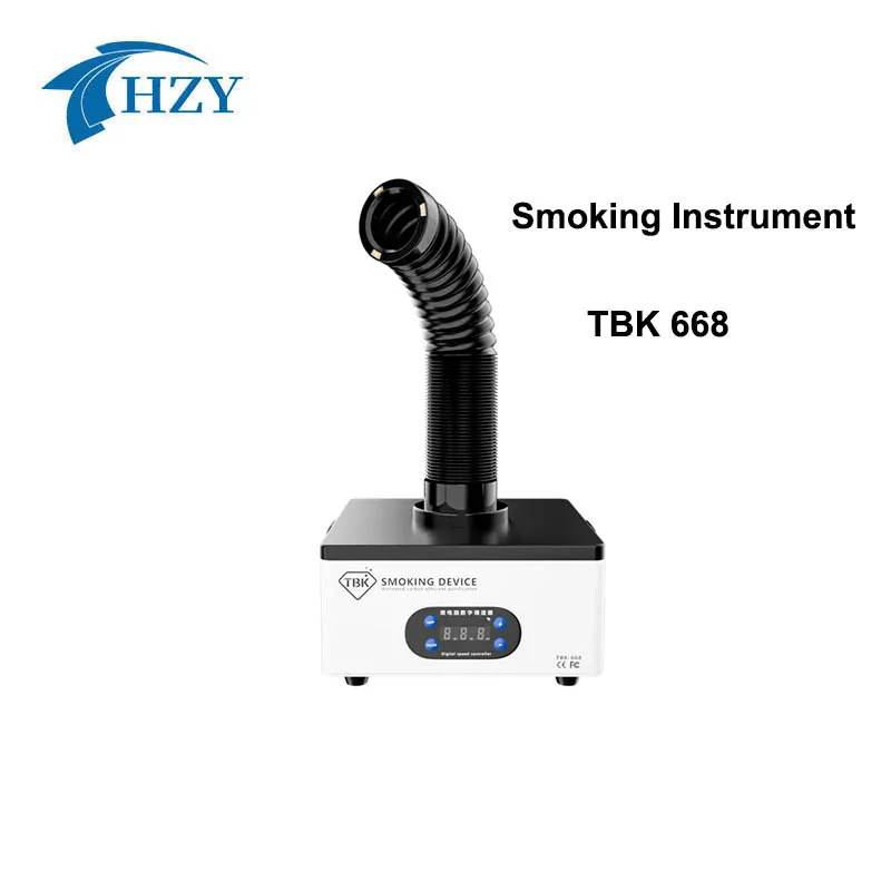 

TBK-668 Smoking Instrument Fume Extractor 4 Layer Filter Exhaust Purifier For Phone Repair Fiber Laser Engraving Fume Extractor