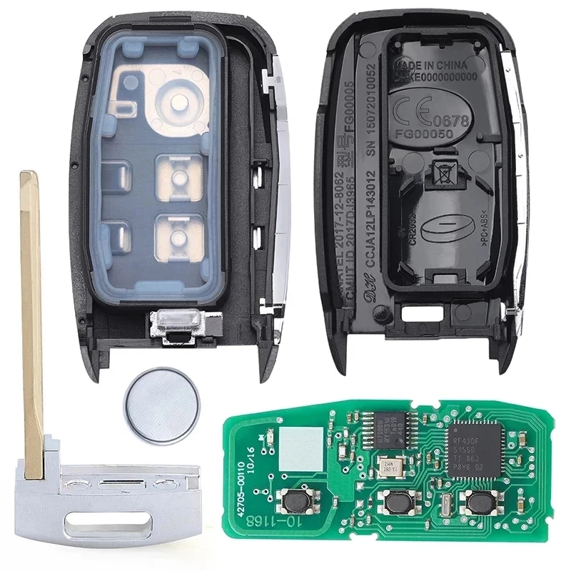 Запасной чип KEYECU для Kia K3 433 МГц 8 А P/N: 95440-B5000 95440-B5001 95440-A7800 3 кнопки без ключа