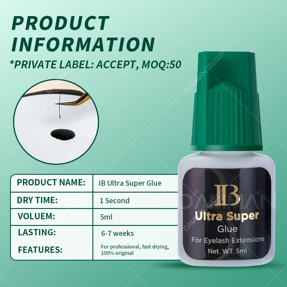 3 бутылки IB Ultra Super клей для ресниц наращивания корейский оригинальный IBeauty супер